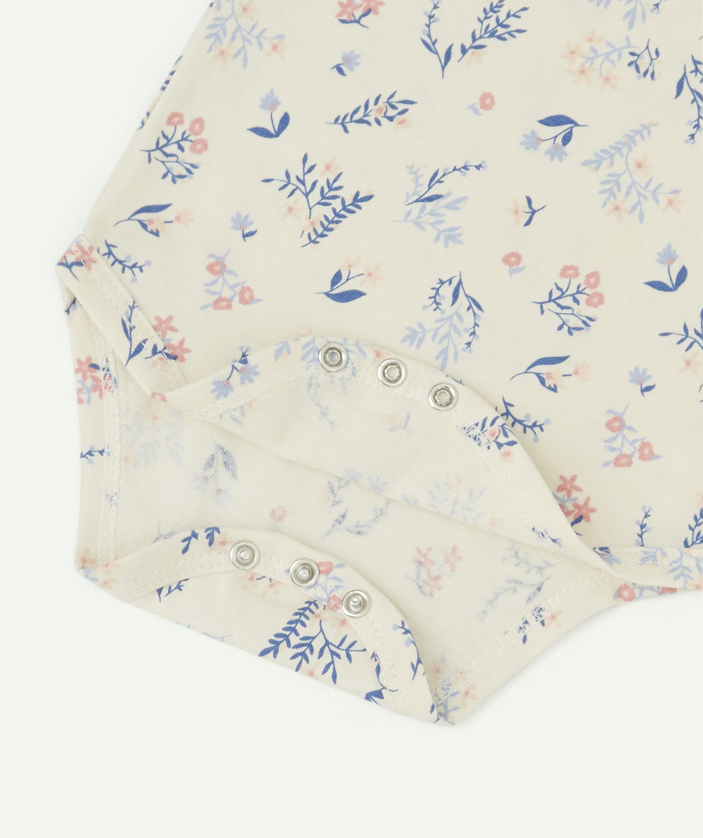 LOT DE 3 BODIES MINI NOUS EN COTON BIO BÉBÉ