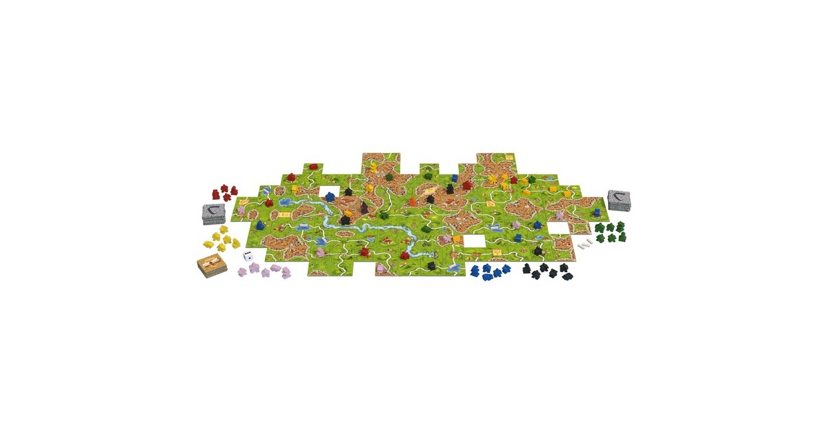 999 GamesCarcassonne Big Box 3 Bordspel  (Nederlands, 2 - 6 spelers, 45 minuten, Vanaf 7 jaar)