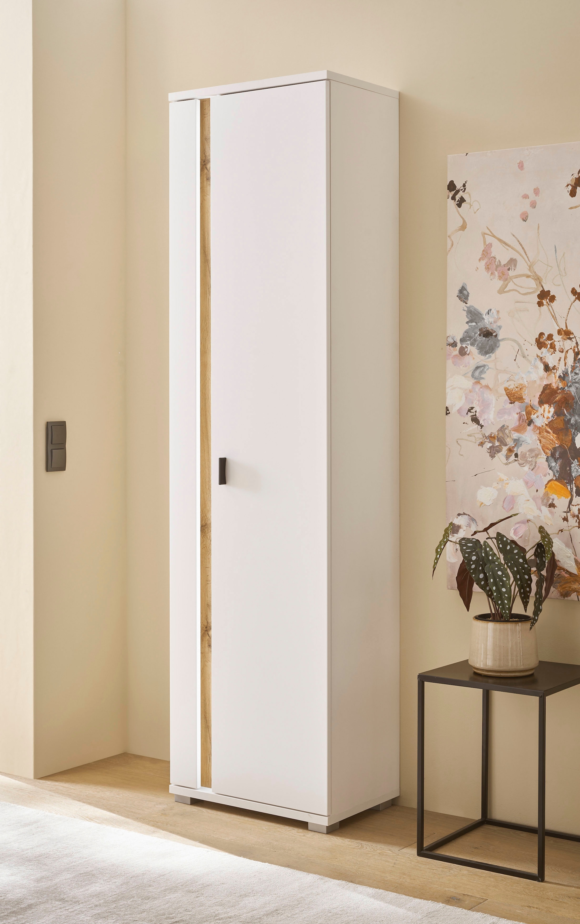 INOSIGN Mehrzweckschrank »LONG ISLAND« 1 Stk. tlg. in moderner Trendfarbe,inklusive senkrechter Beleuchtung,Breite 55 cm
