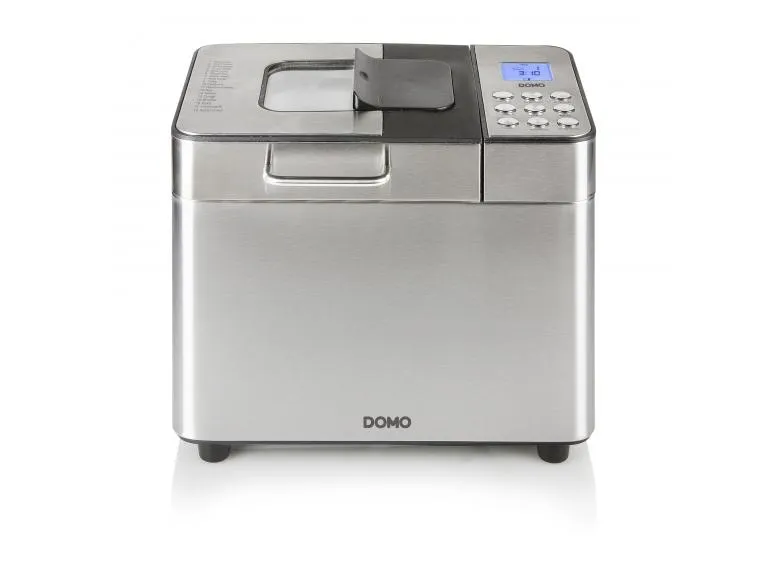 Domo B3971, 1 kg, Forsinket start-timer, Visningsvindue, Variabel skorpe bruning kontrol, Holde varm funktion, Rustfrit stål