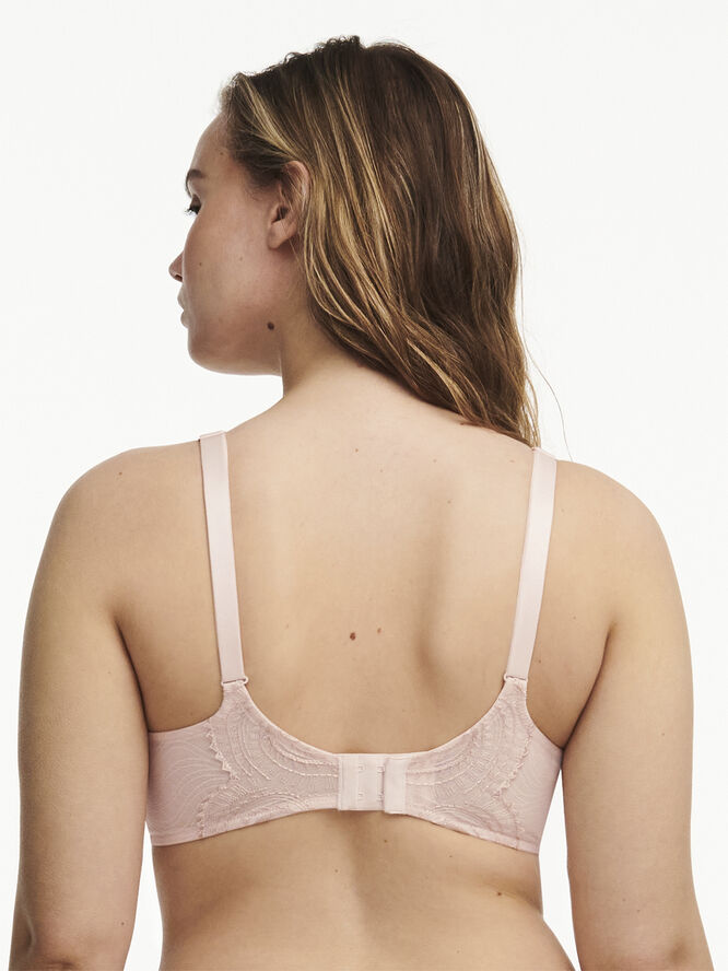 Chantelle Mystic Dream Plunge T-Shirt Bra Lyserød