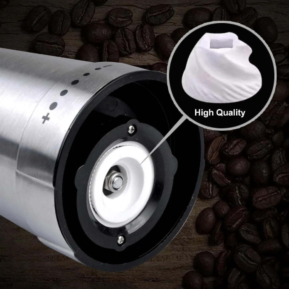 Universal Moulin à café électrique inox réglable