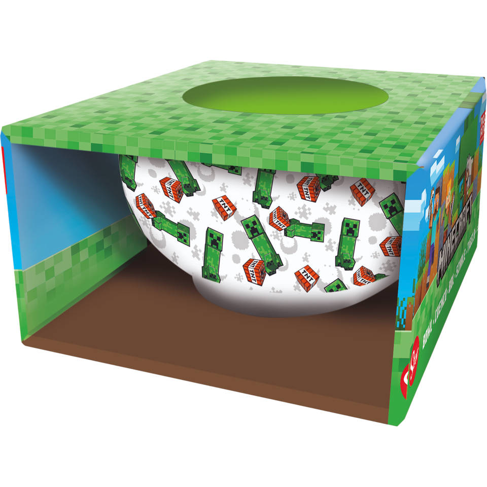 Minecraft ontbijtkom Creeper
