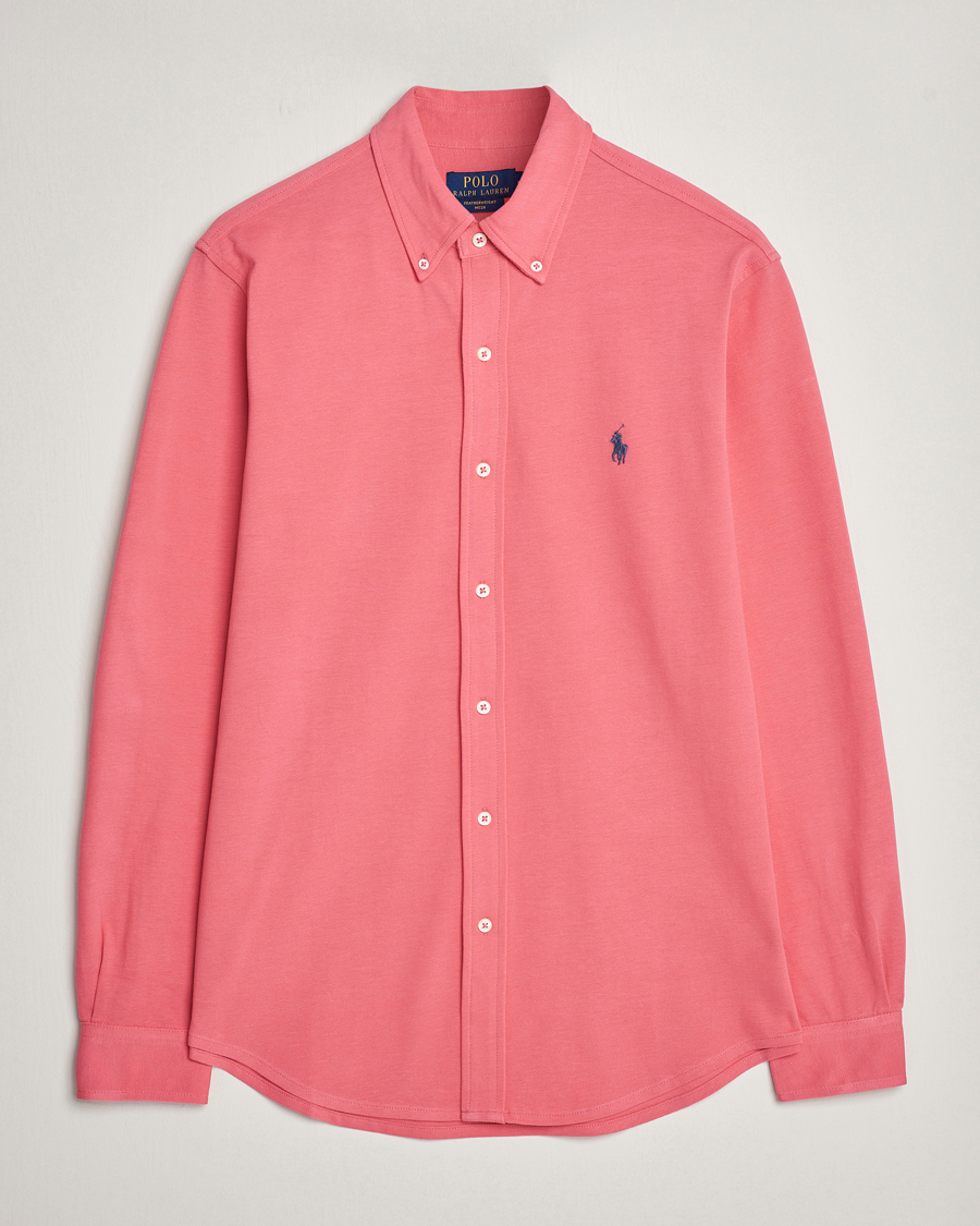 Polo Ralph Lauren Featherweight Mesh Shirt Pale Red