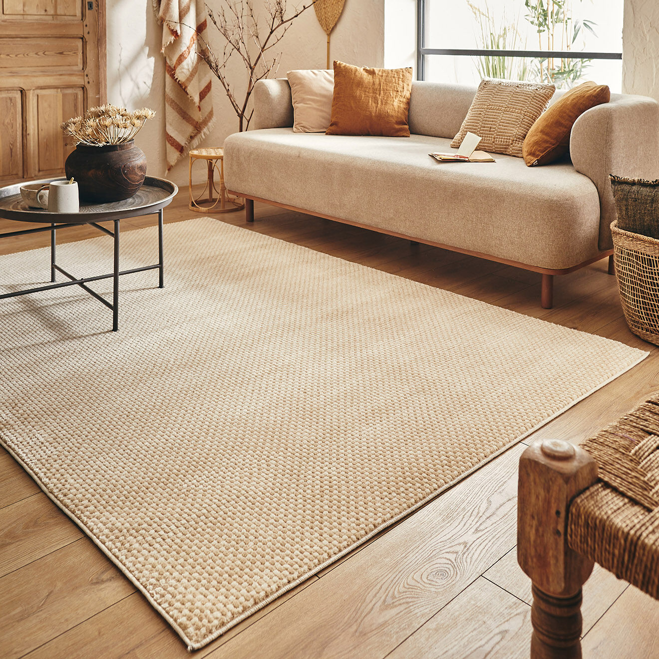 Nazar Rugs Tapis Bianca 173 creme/beige - 80x150 cm