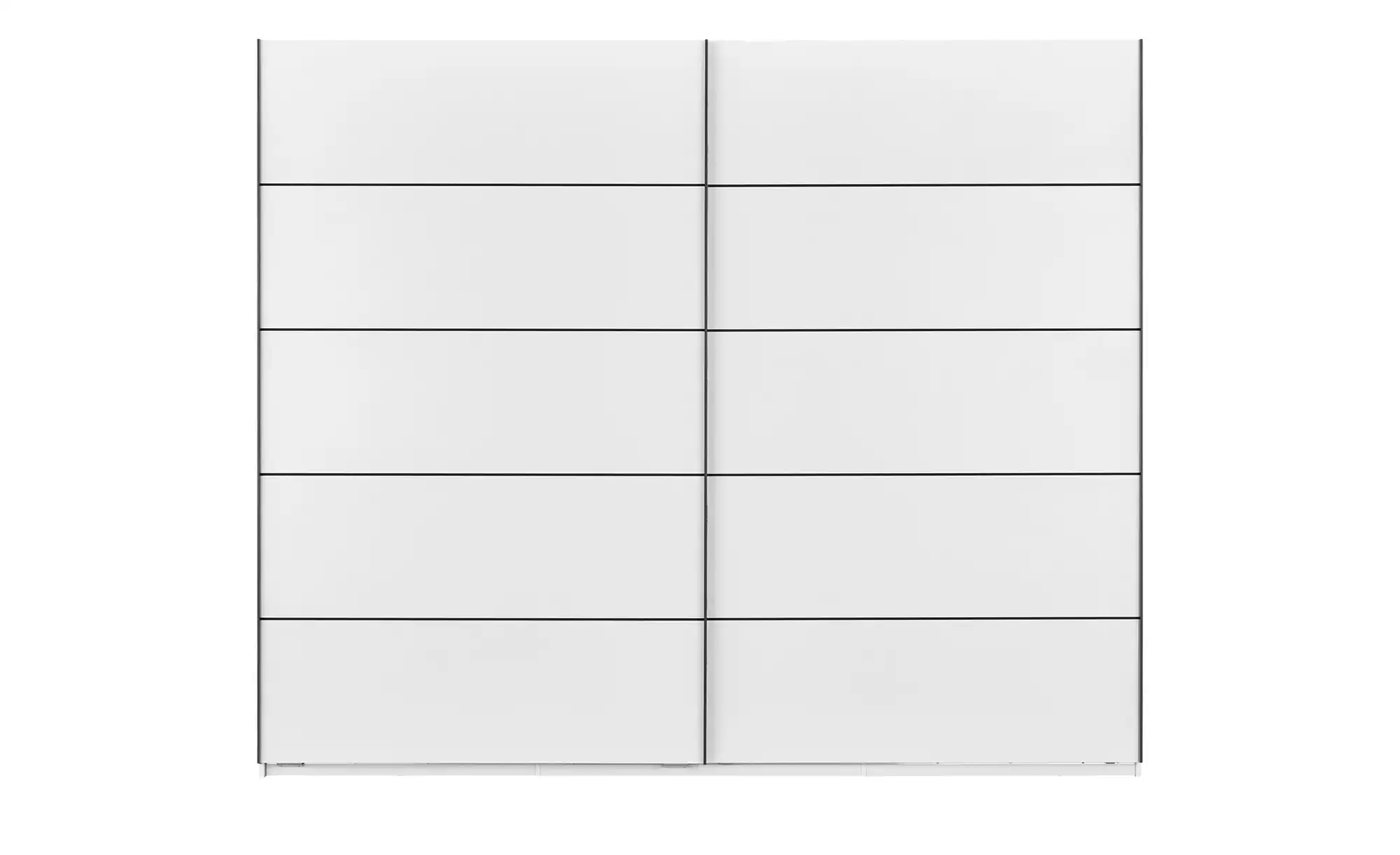 uno Schwebetürenschrank, 2-türig Snow