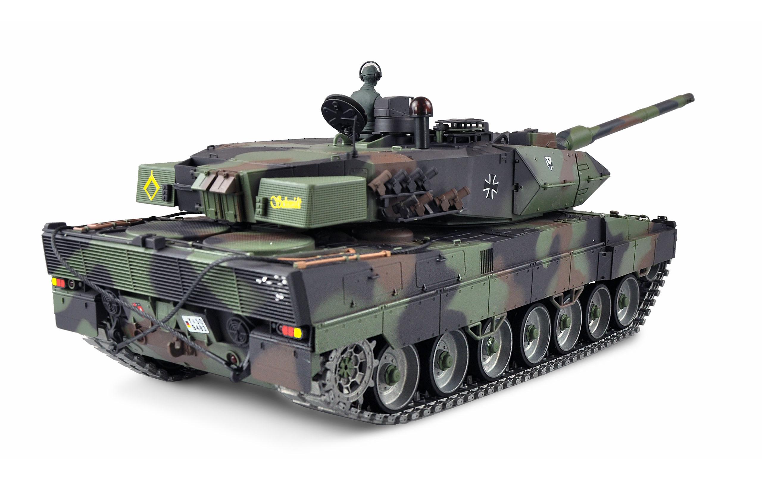 Leopard 2A6, Professional Line, 7.0, 1:16, RTR<br>Originalgetreuer Leopard Panzer mit Metallgetriebe & Ketten