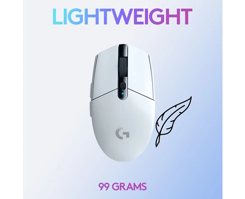 Logitech G305 Lightspeed Wireless Mouse - White