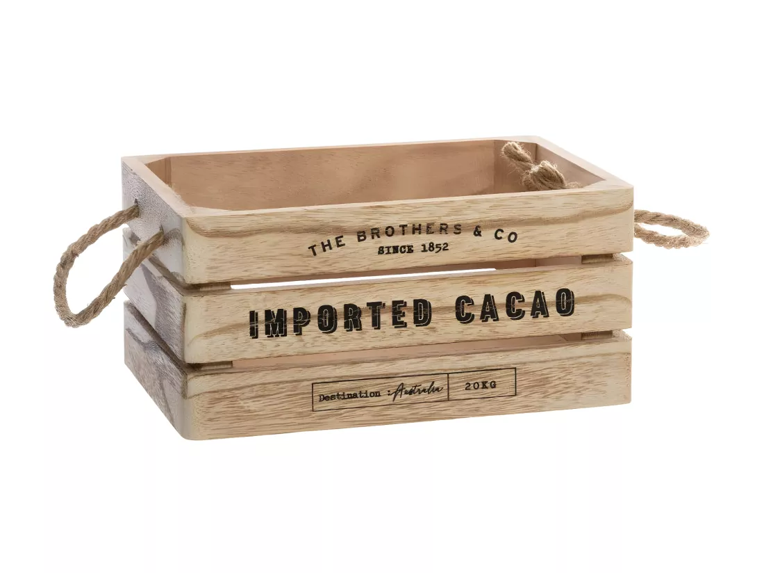 Lot de 3 Cagettes en Bois 