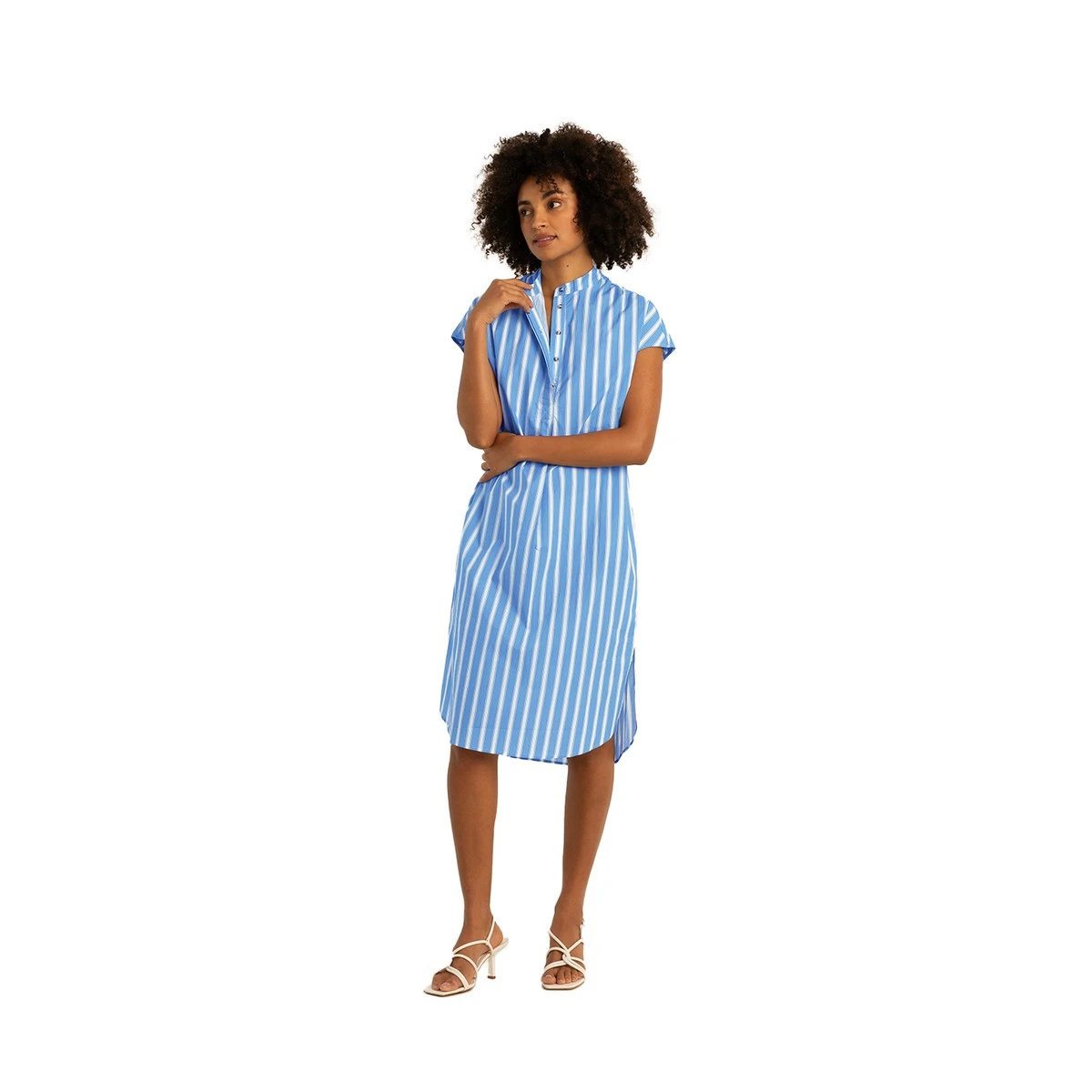 Dames Blouse 25015 blouse streep oversized