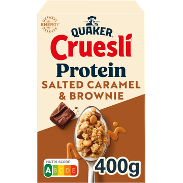 Quaker Cruesli Protein Salted Caramel & Brownie 400 g