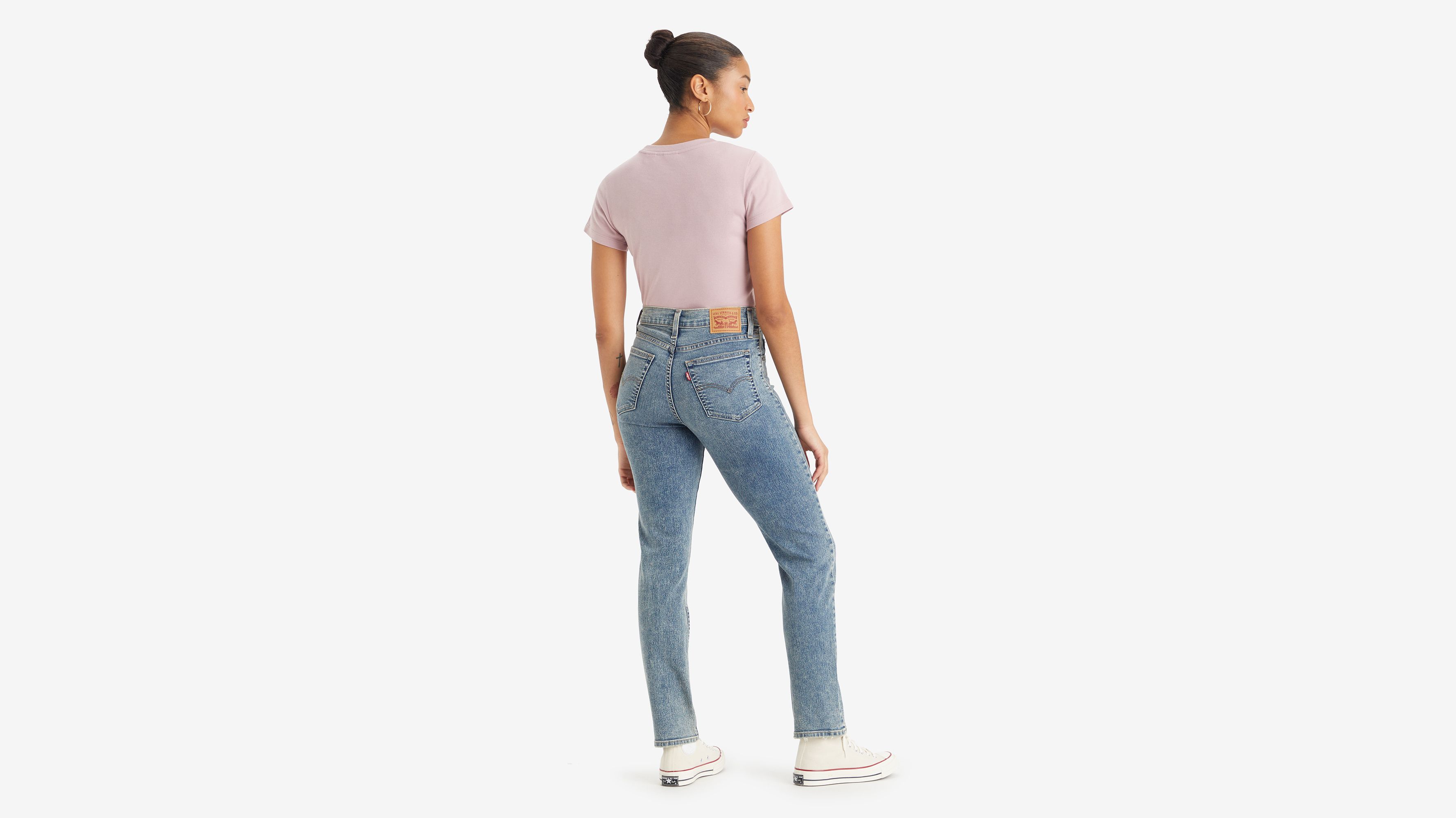 Jean 724™ taille haute Straight - Fascinating Fact - Bleu