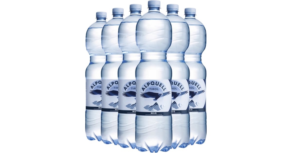 ALPQUELL Mineralwasser mild Tray 6x 1,5 Liter (Einweg)