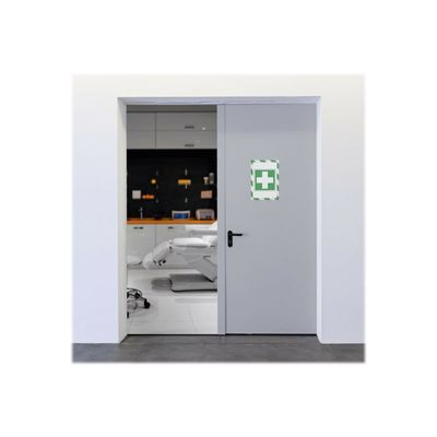 Durable Duraframe Magnetic Security - Cadre d'affichage magnétique bicolore - A4 - vert/blanc