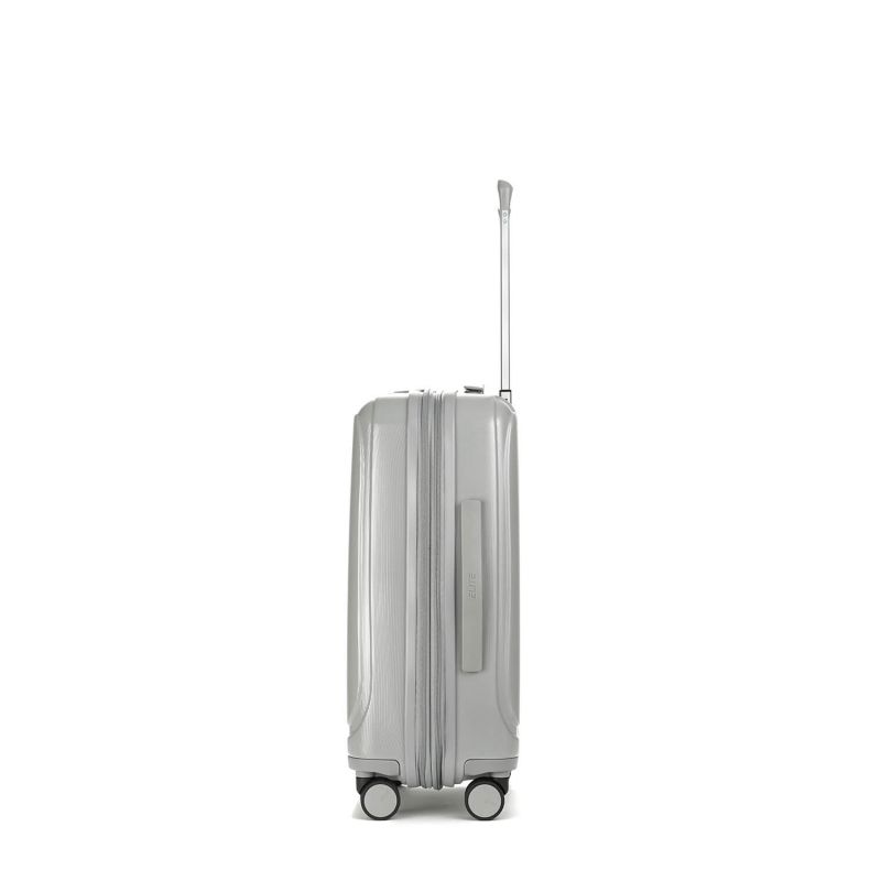 Valise cabine rigide Pure bright Extensible 55 cm Cool grey