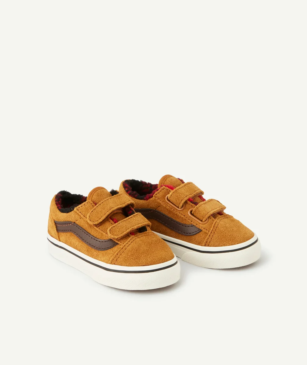 VANSBASKETS À SCRATCHS BÉBÉ MARRON OLD SKOOL V