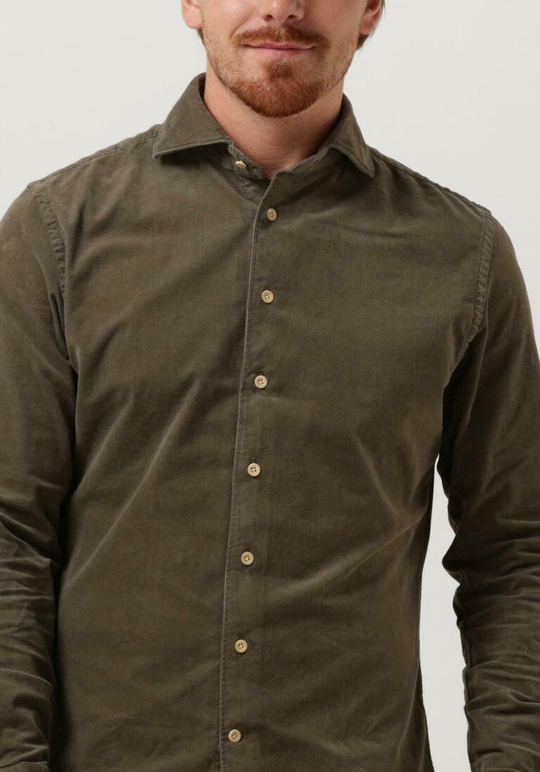 PROFUOMO groene profuomo casual overhemd shirt x-cutaway sc sf p