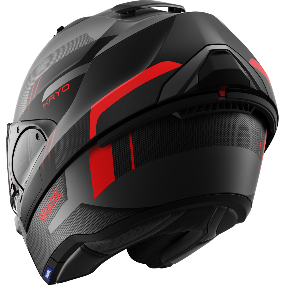 Shark - Casque Evo-ES Kryd Noir Mat / Rouge
