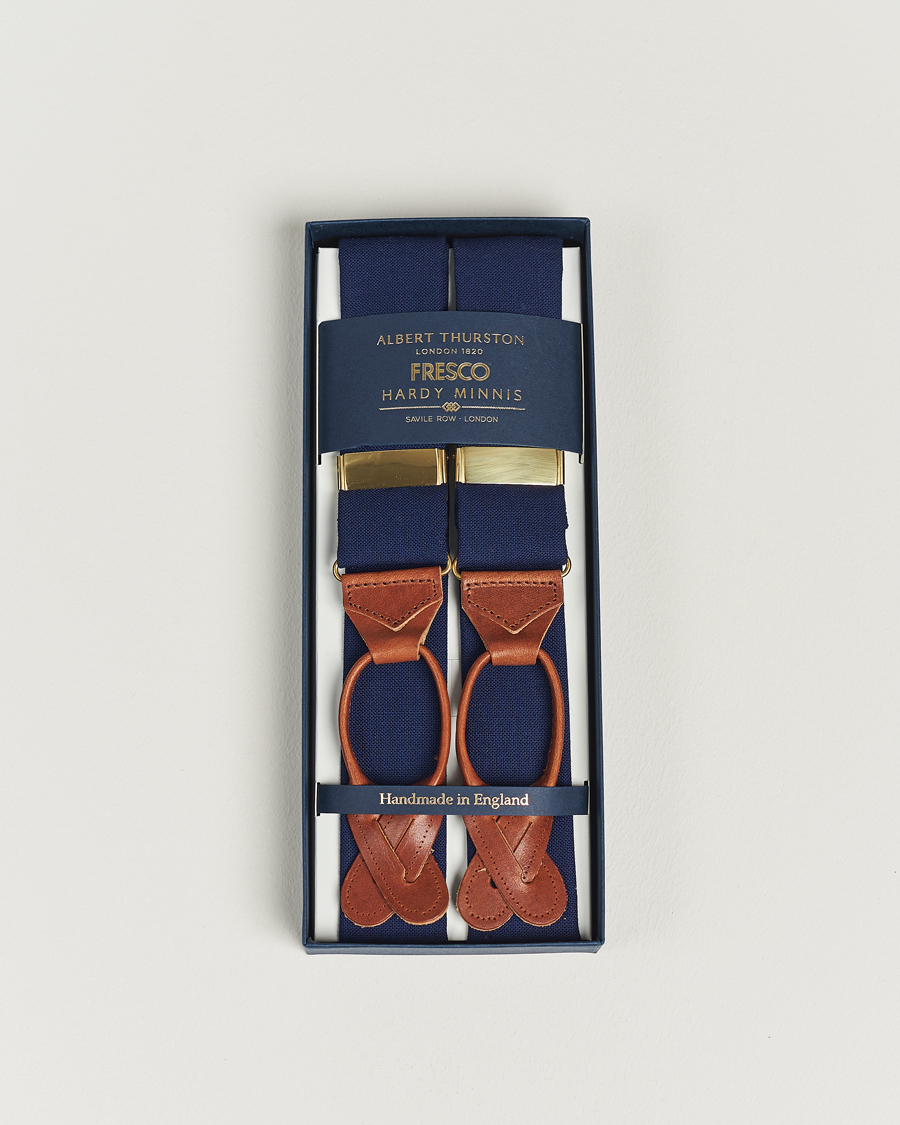 Albert Thurston Fresco Braces 38mm Royal Blue