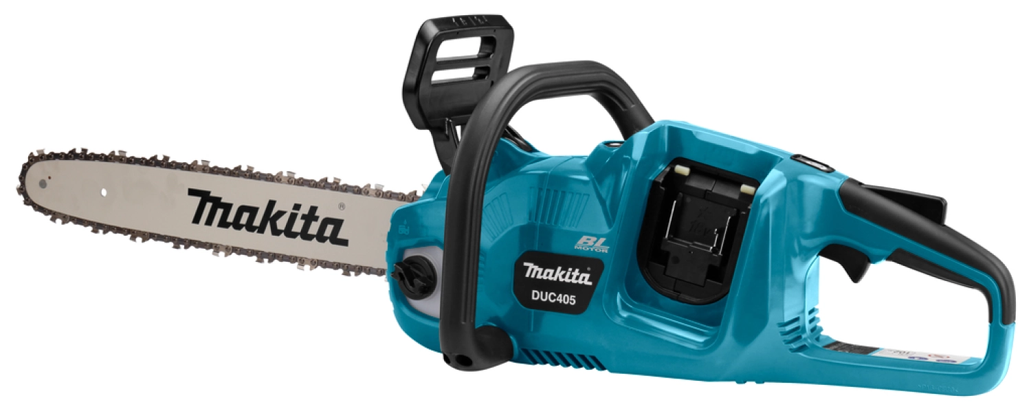 Makita DUC405PT4J 2x18V Li-Ion accu kettingzaag set (4x 5,0Ah) in Mbox - 400mm