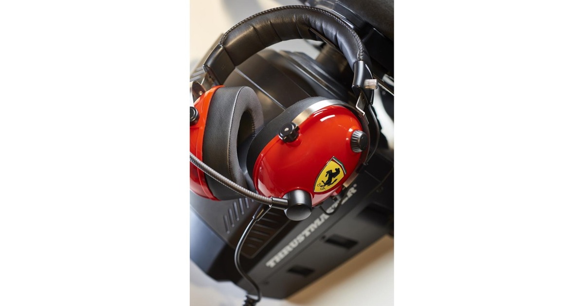 ThrustmasterT.Racing Scuderia Ferrari Edition-DTS over-ear gaming headset  (Rood/zwart, PC, Xbox, PlayStation 4)