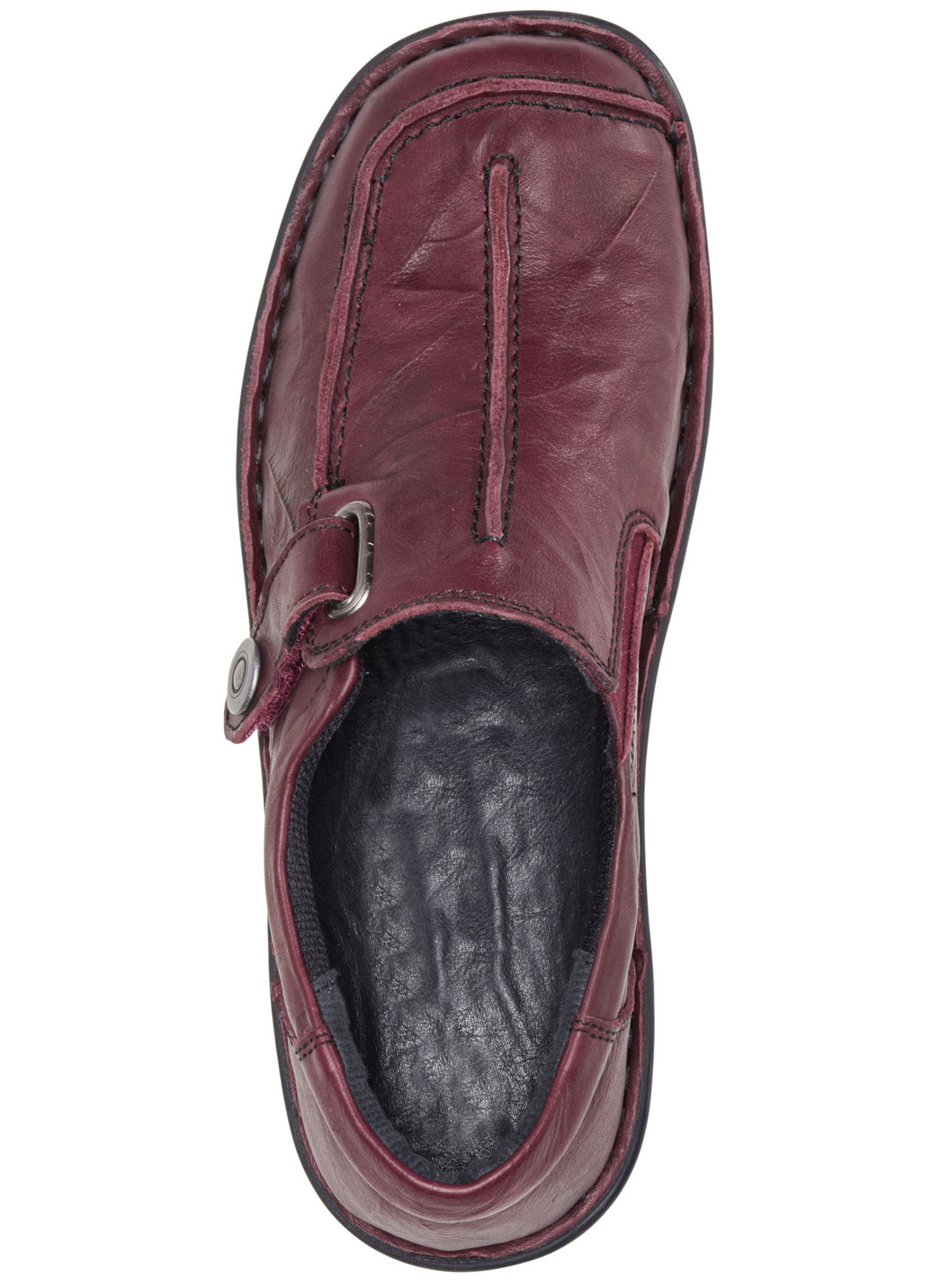 ELENA EDEN Slipper aus Nappaleder mit Knitter-Struktur