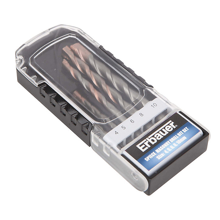 Coffret forets béton Erbauer (5 pcs)