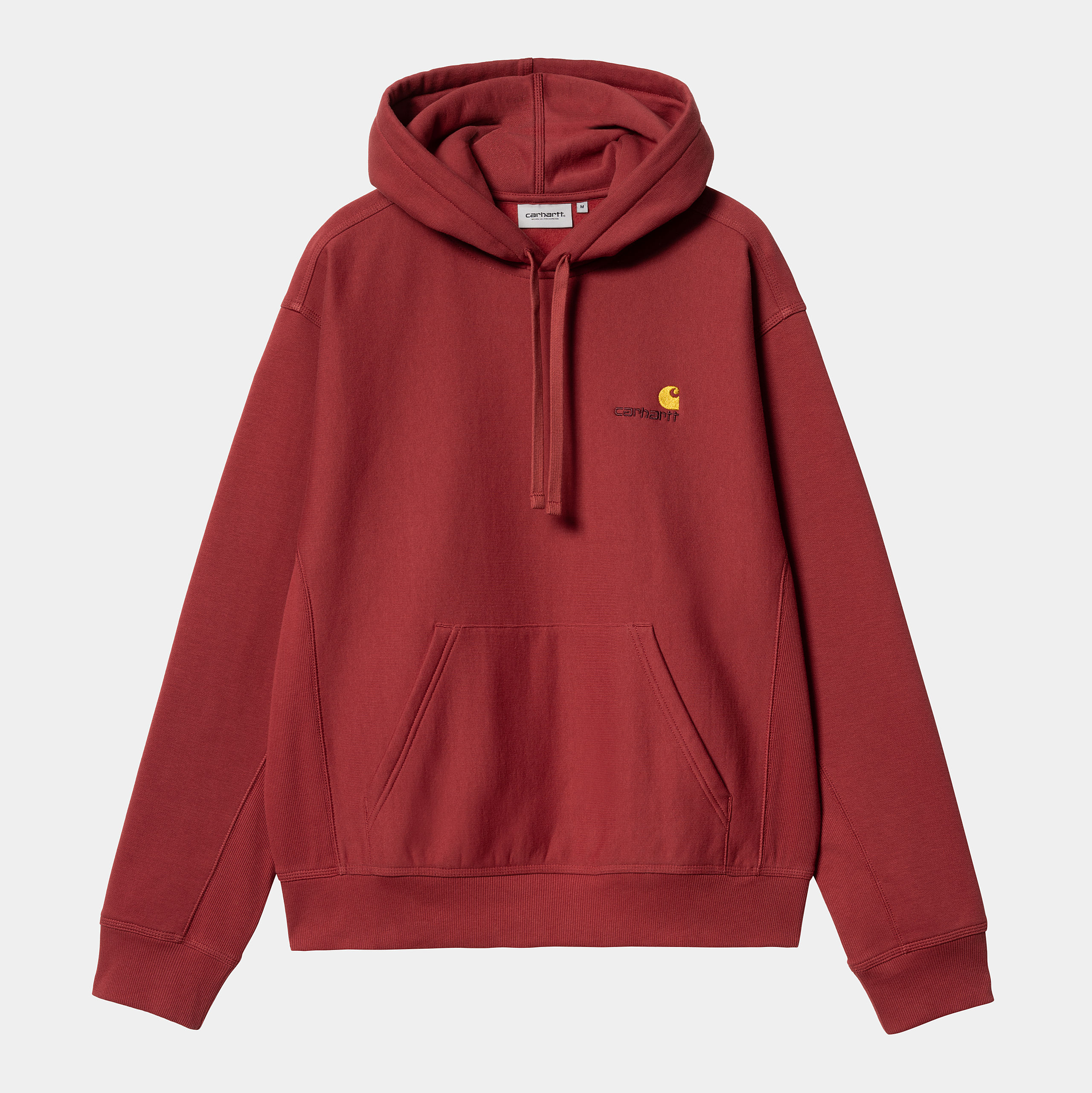 Carhartt WIP Hooded American Script Sweat Natural