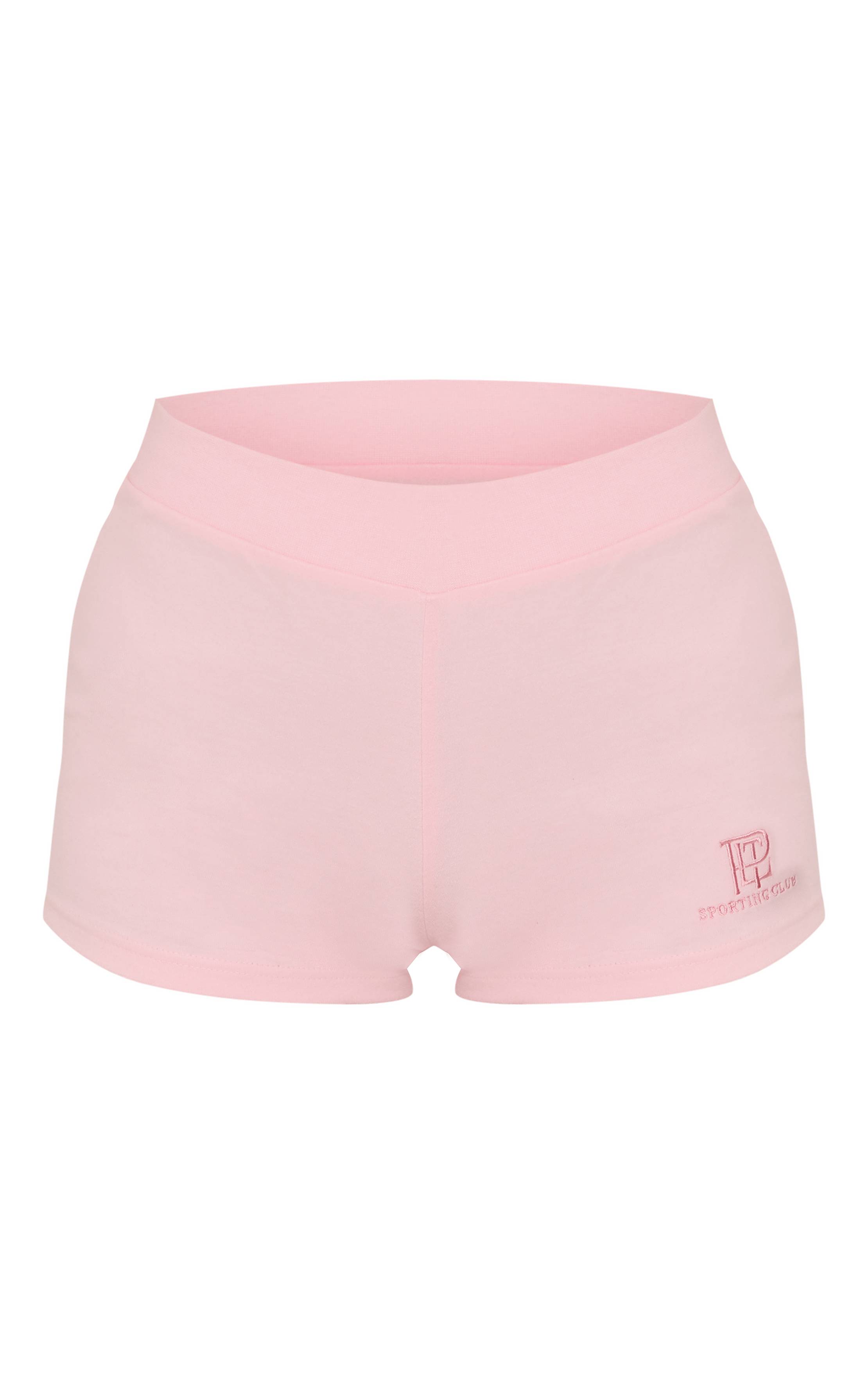 Rose Short Brodé Plt Super Doux