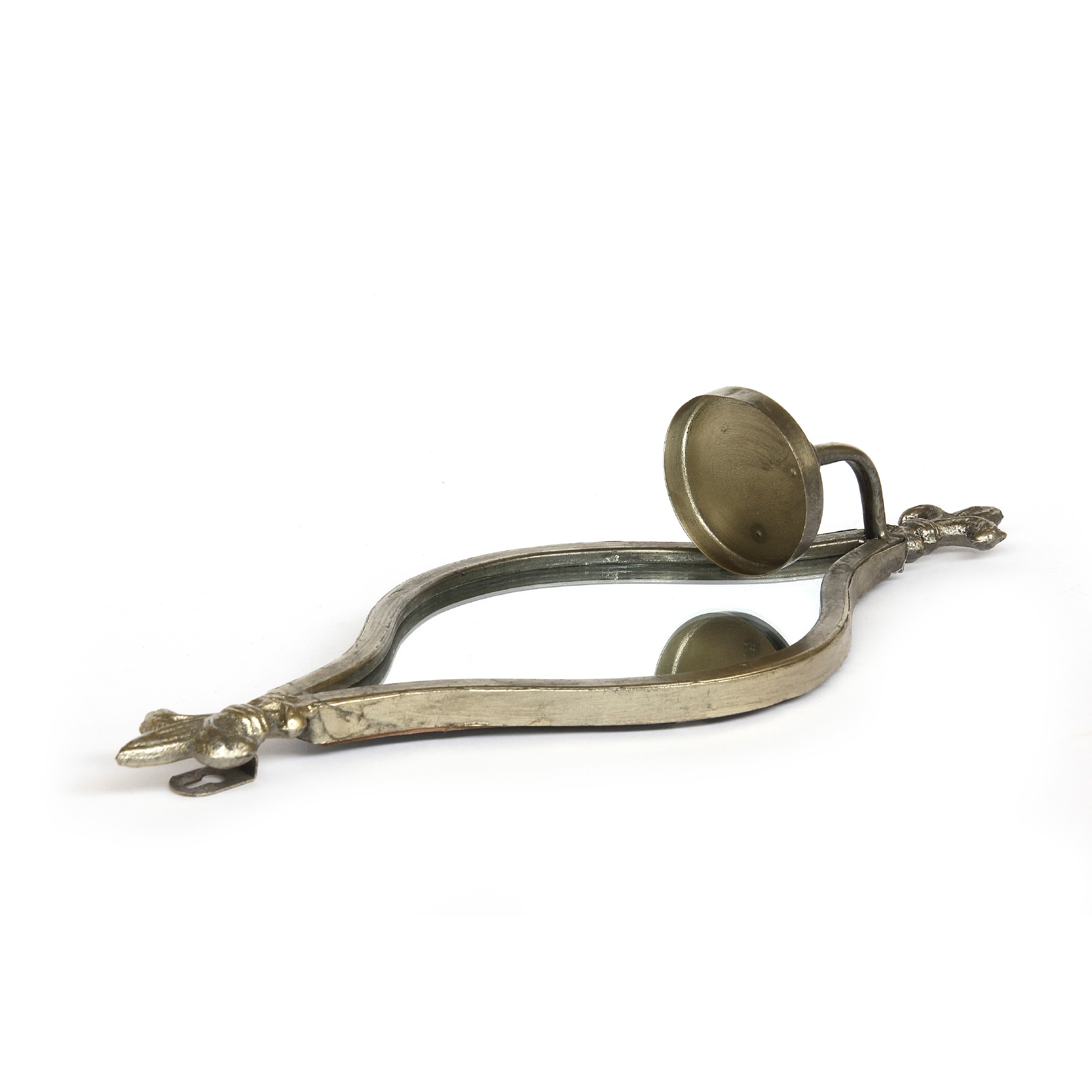 Wandspiegel mit Kerzenhalter, antik gold, H 44 cm, B 16 cm, T 10 cm von fischer's lagerhaus