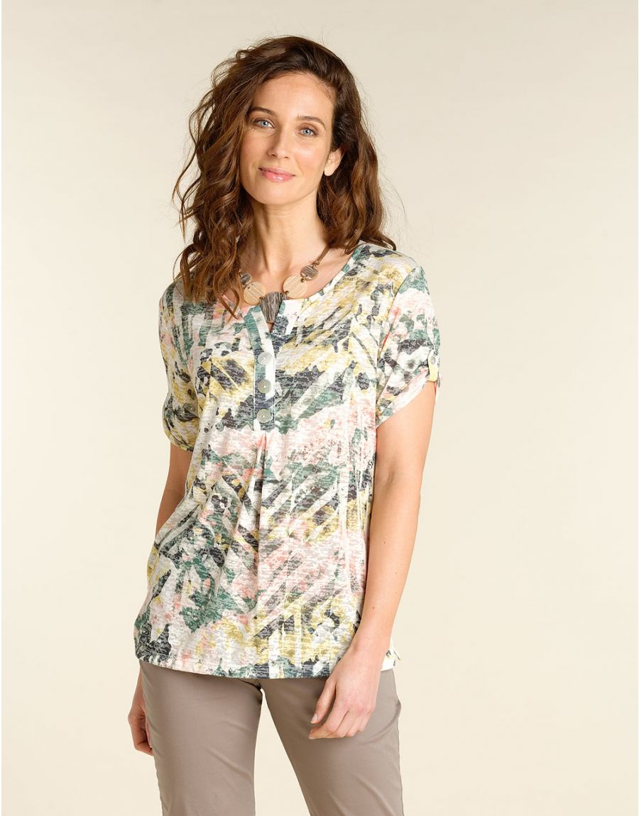 T-shirt aspect dévoré
