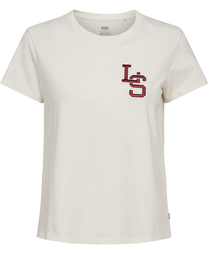 Levi's THE PERFECT TEE LS MONOGRAM EG Hvid