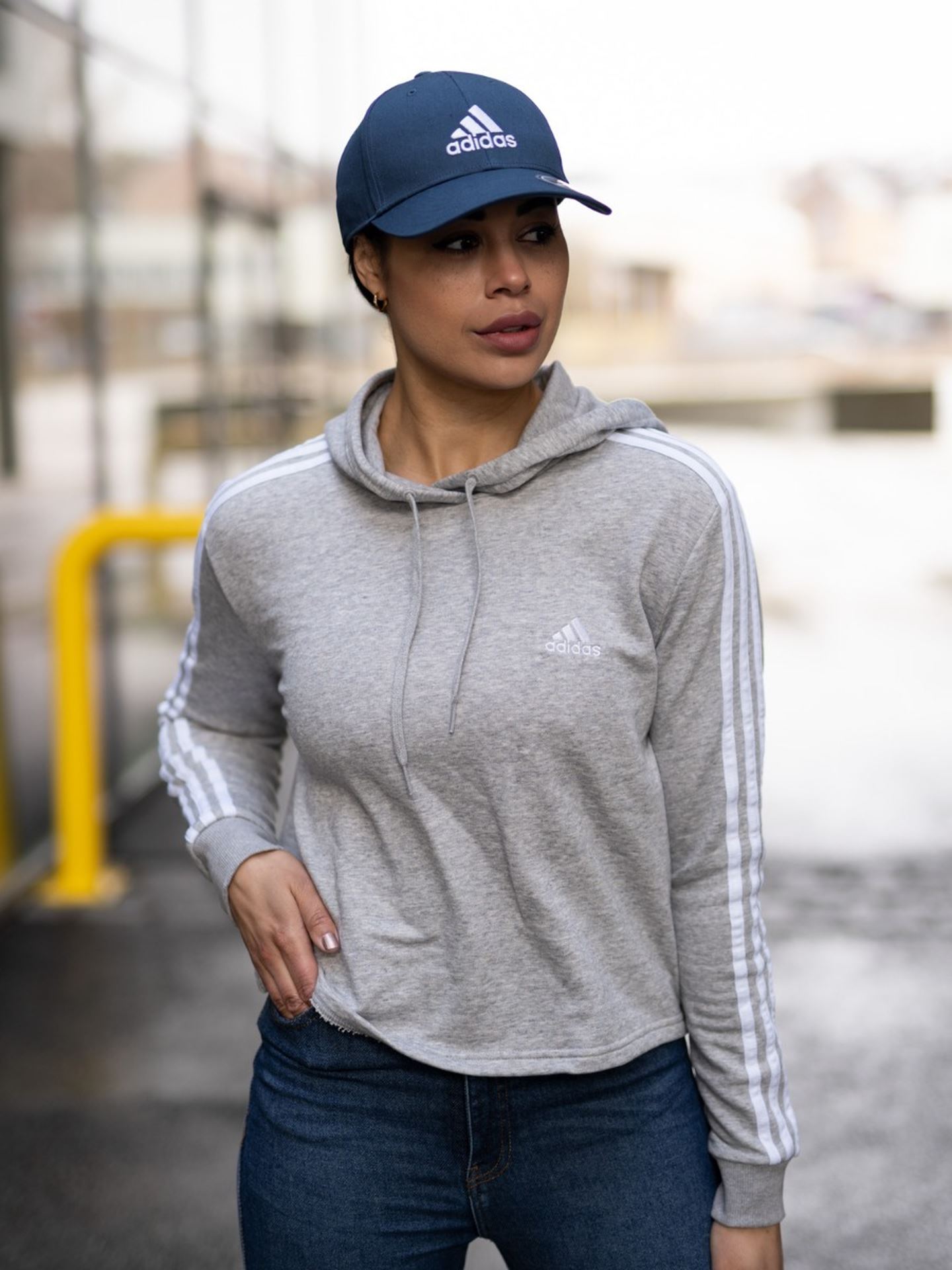 3Stripes Cropped Hoodie