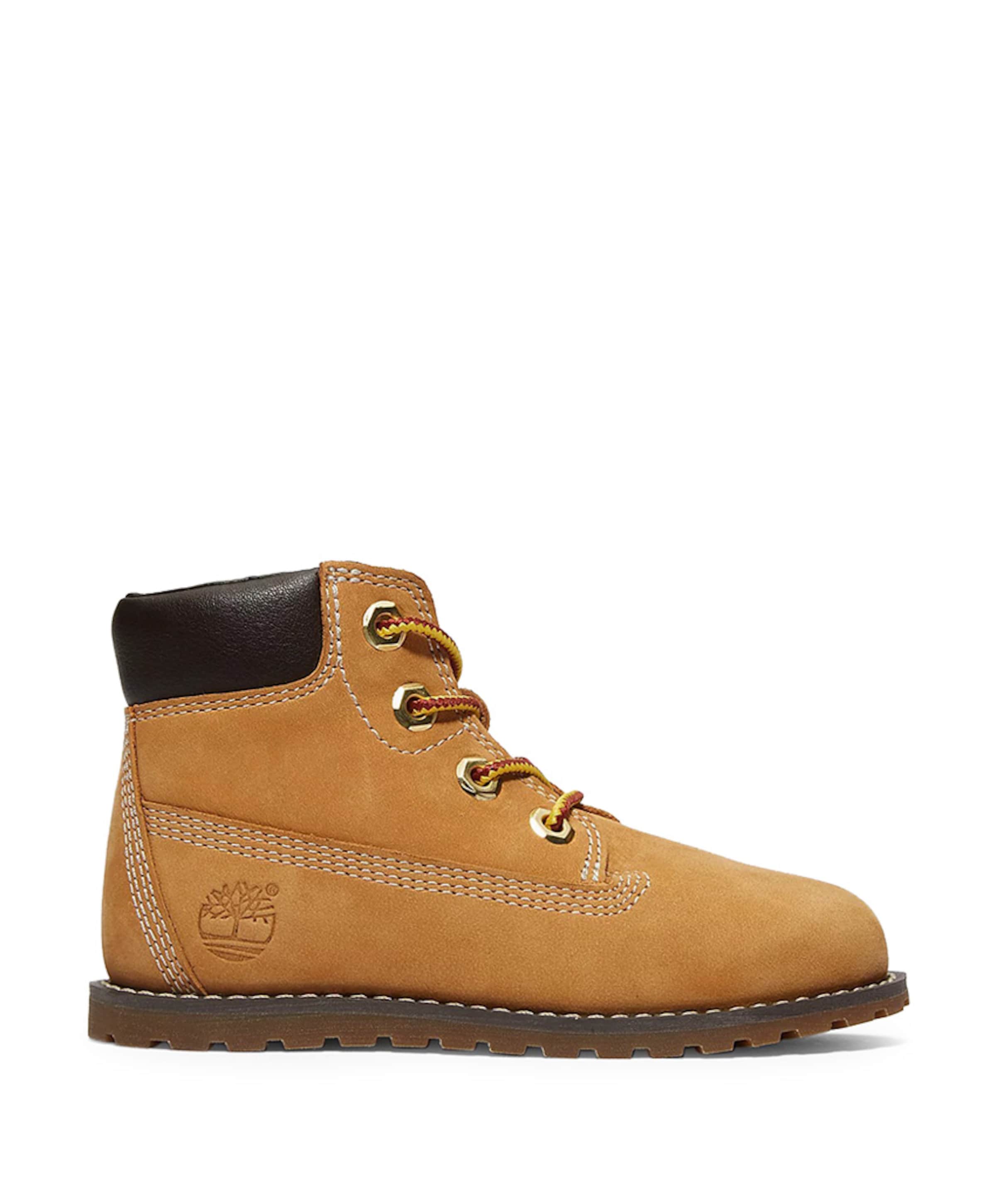 Timberland Pokey pine 6In jongens veterschoenen bruin