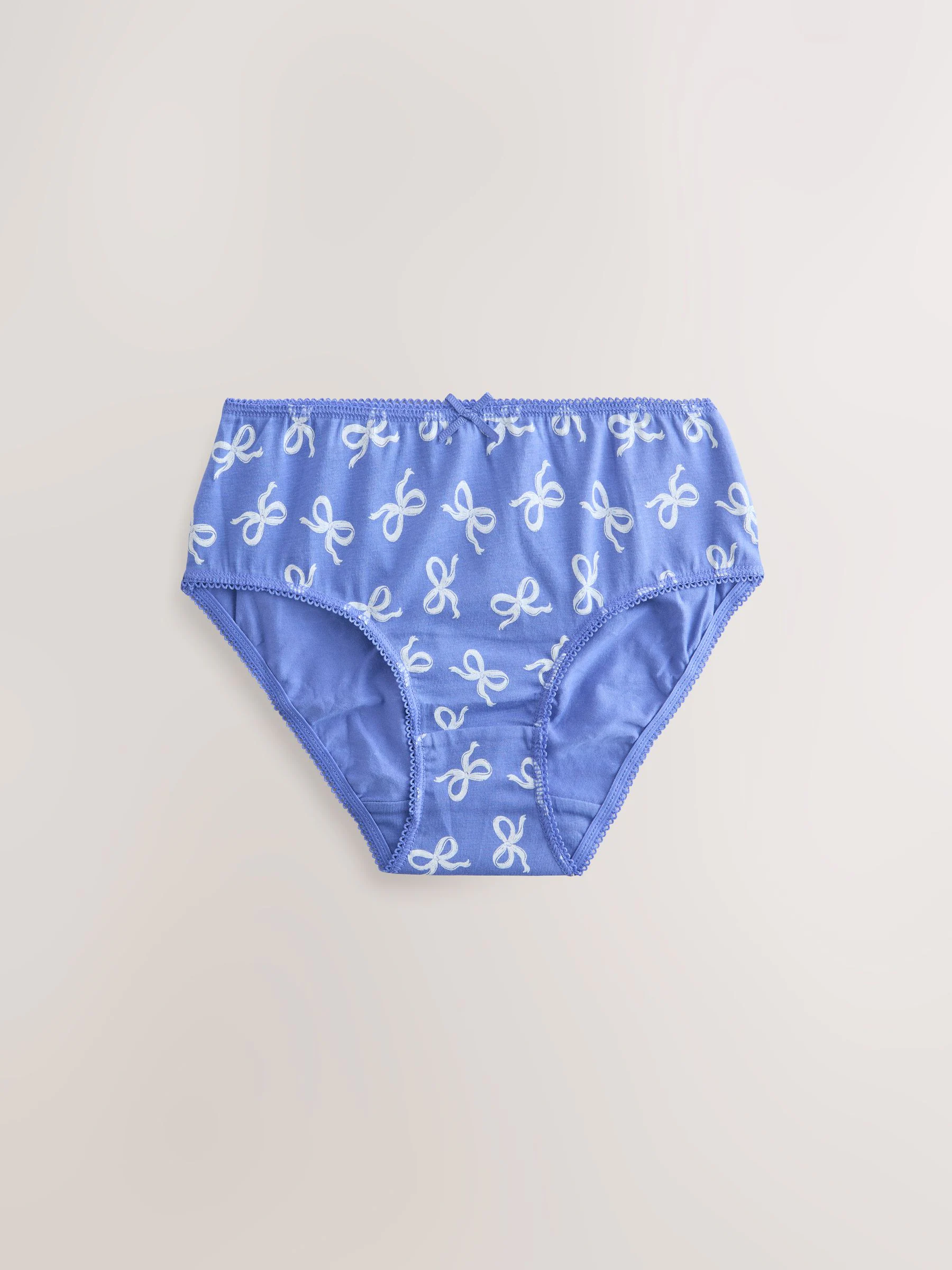 Blauw - Verpakking van 10 onderbroeken (1,5-16 jr)
