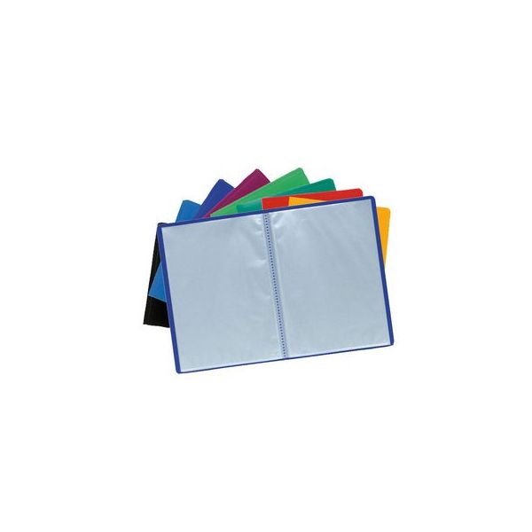 Exacompta Livro de apresentação A4 c/ 60 bolsas granuladas e Pasta de polipropileno reciclado flexív 8562E