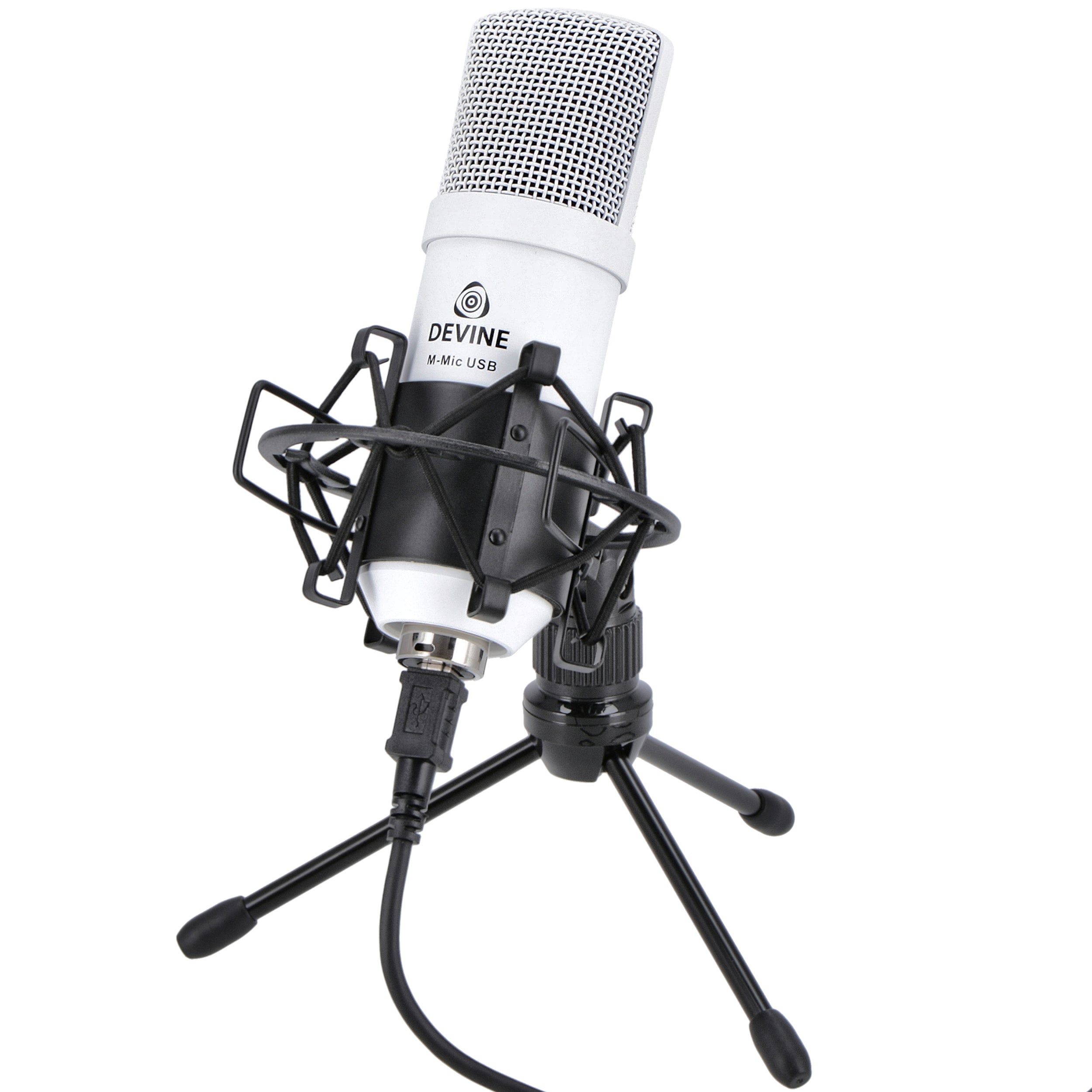 Devine M-Mic USB W condensatormicrofoon wit