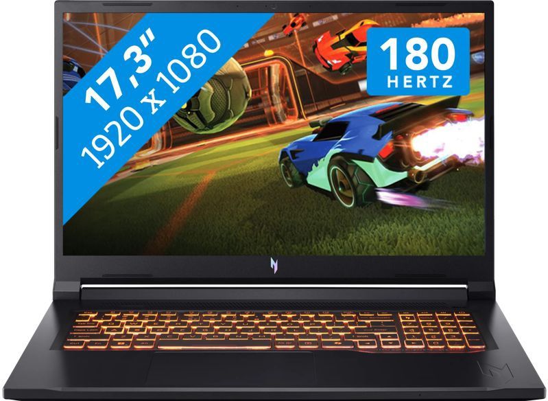 Acer Nitro V 17 AI ANV17-41-R3R0 - Gaming Laptop - 17 inch - NVIDIA GeForce RTX 5060 - 16GB DDR5