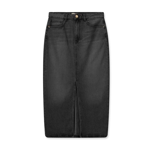 Mos Mosh Mella Denim Nederdel, Black, 26