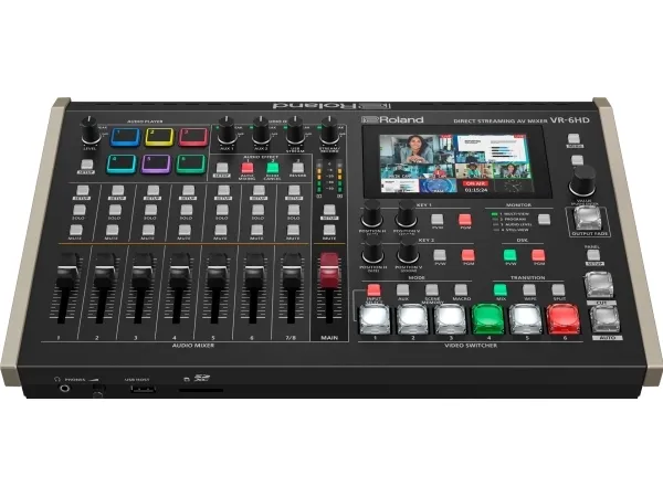 Roland VR-6HD, 28 kanaler, Bluetooth, 55 W, Sort