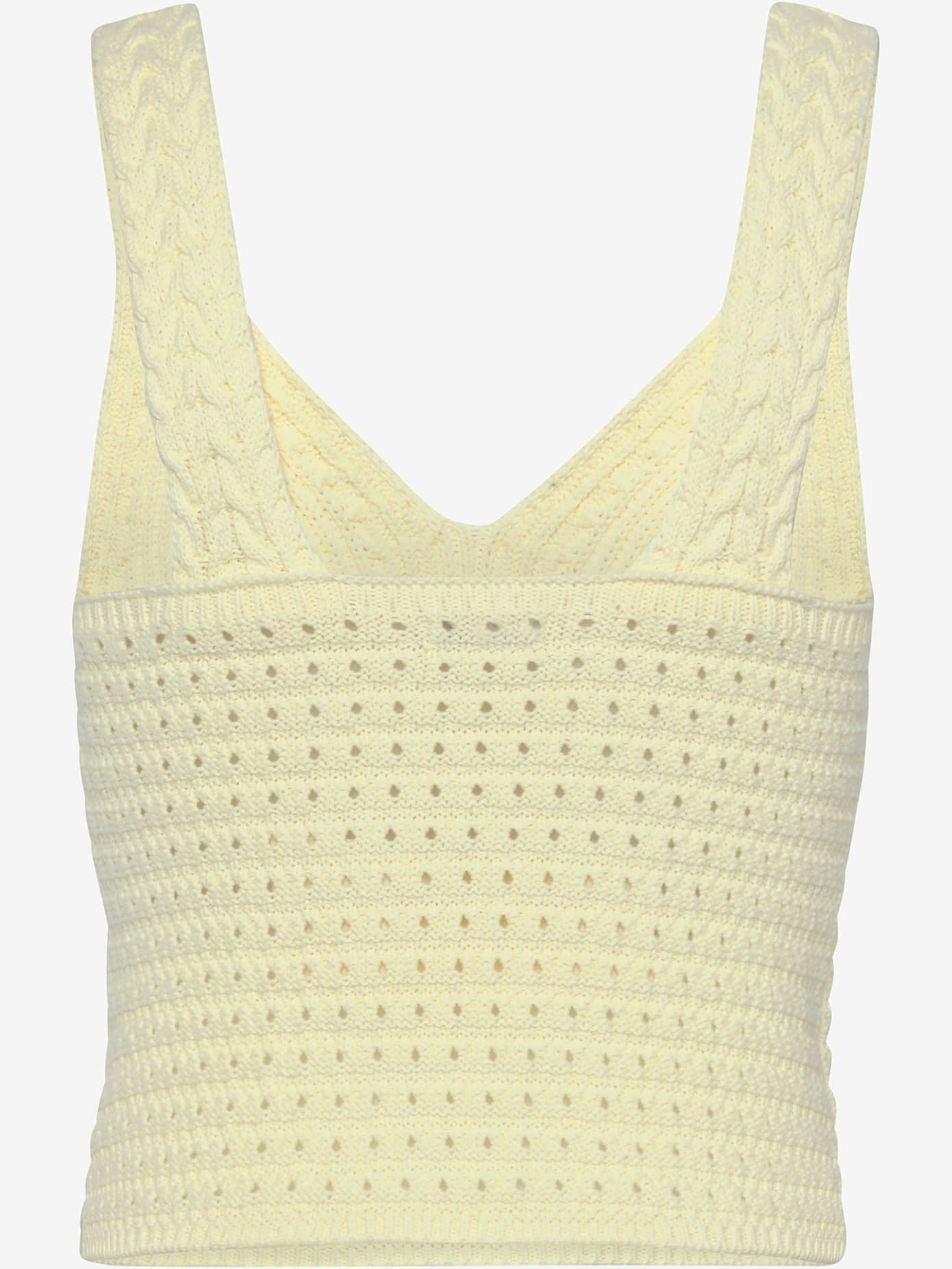 Débardeur en tricot encolure en v dégagée
