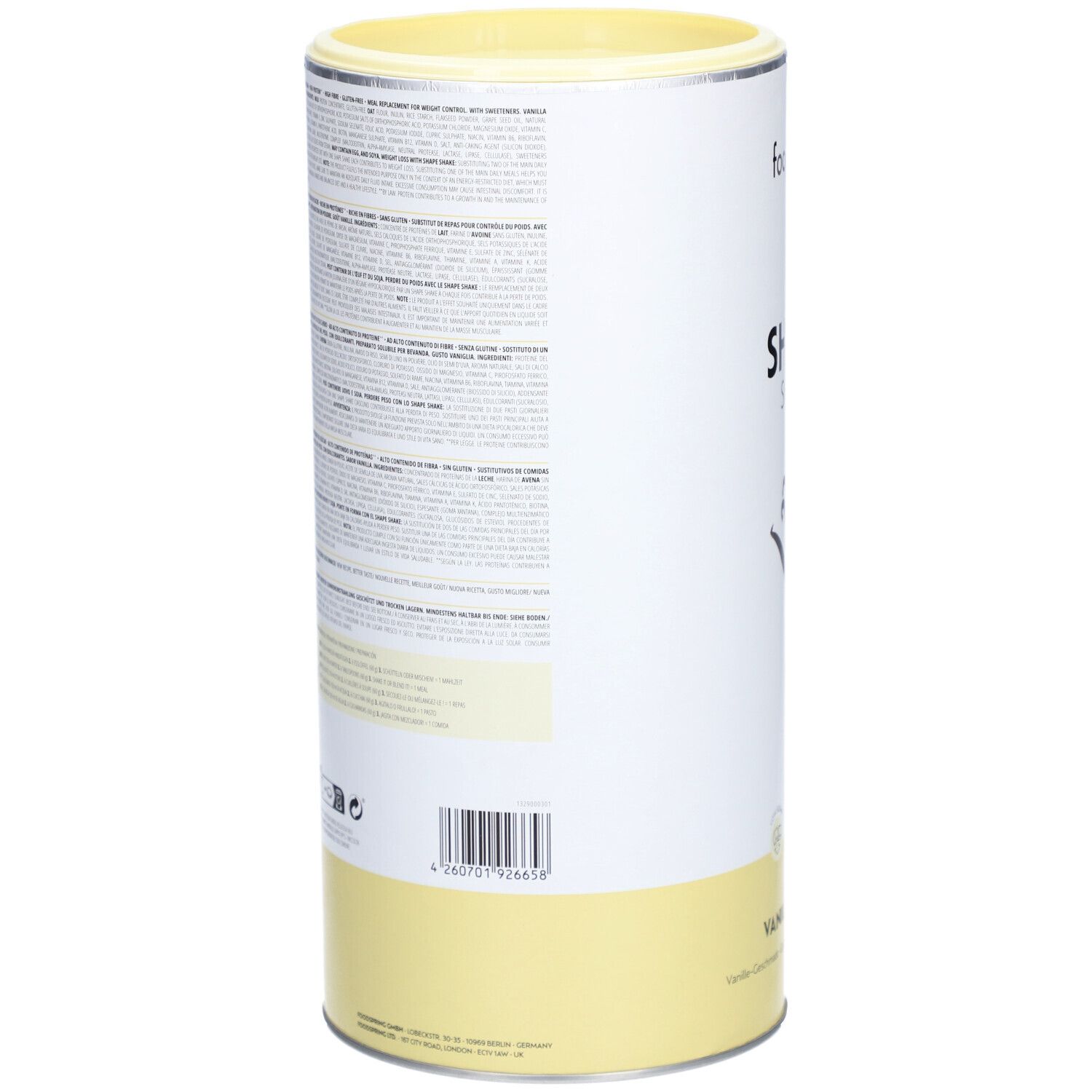 foodspring® SHAPE SHAKE Vanilla Flavour