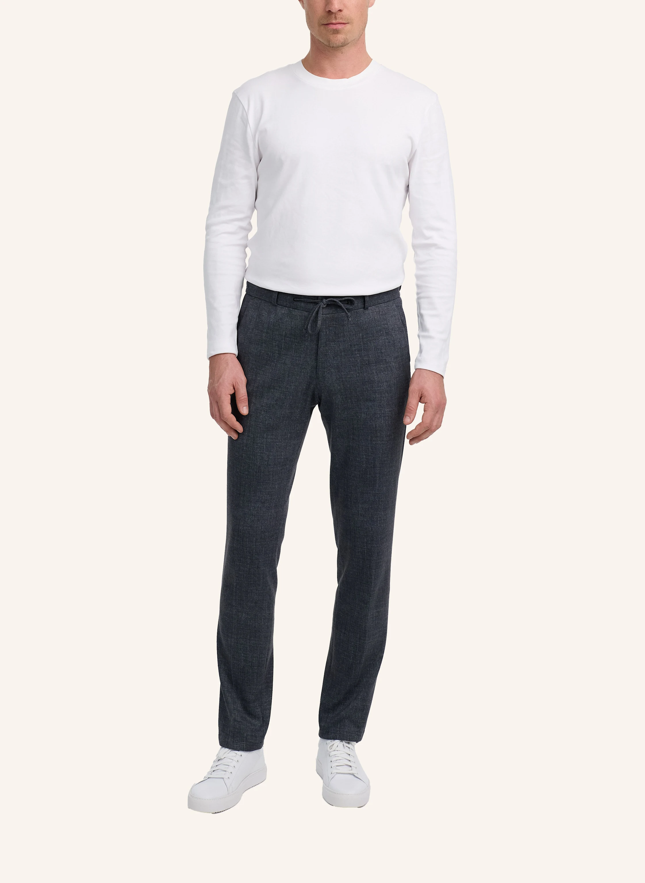 ZUITABLE Anzughose DISPARTAFLEX Slim Fit aus Jersey