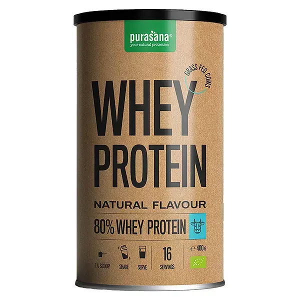 Purasana Natural Whey em Pó Orgânico 400g