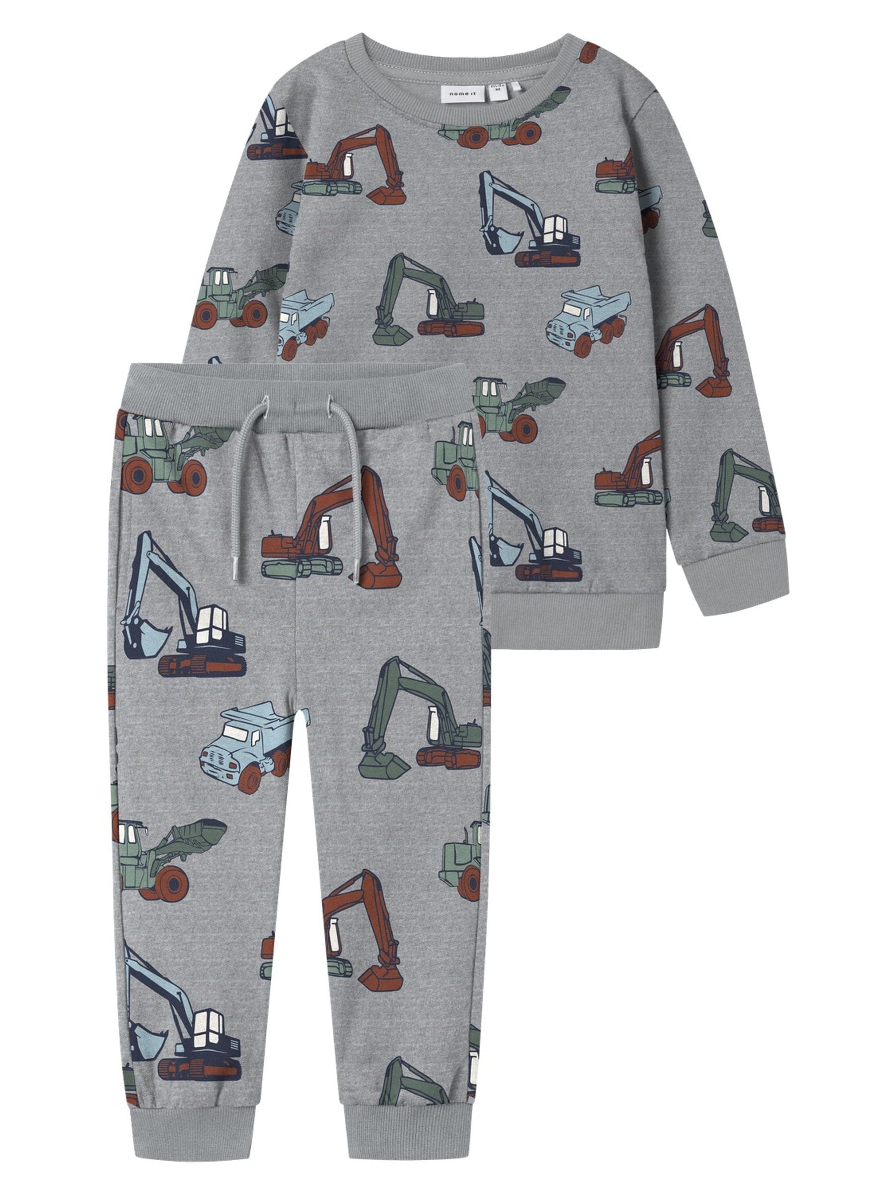 Name It Digger Printed Sweatshirt & Joggers Set