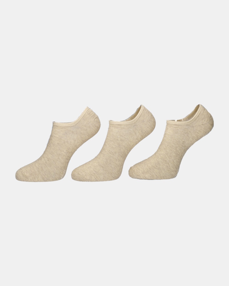 Nelson 3-Pack Sneakersokken Sokken  - beige