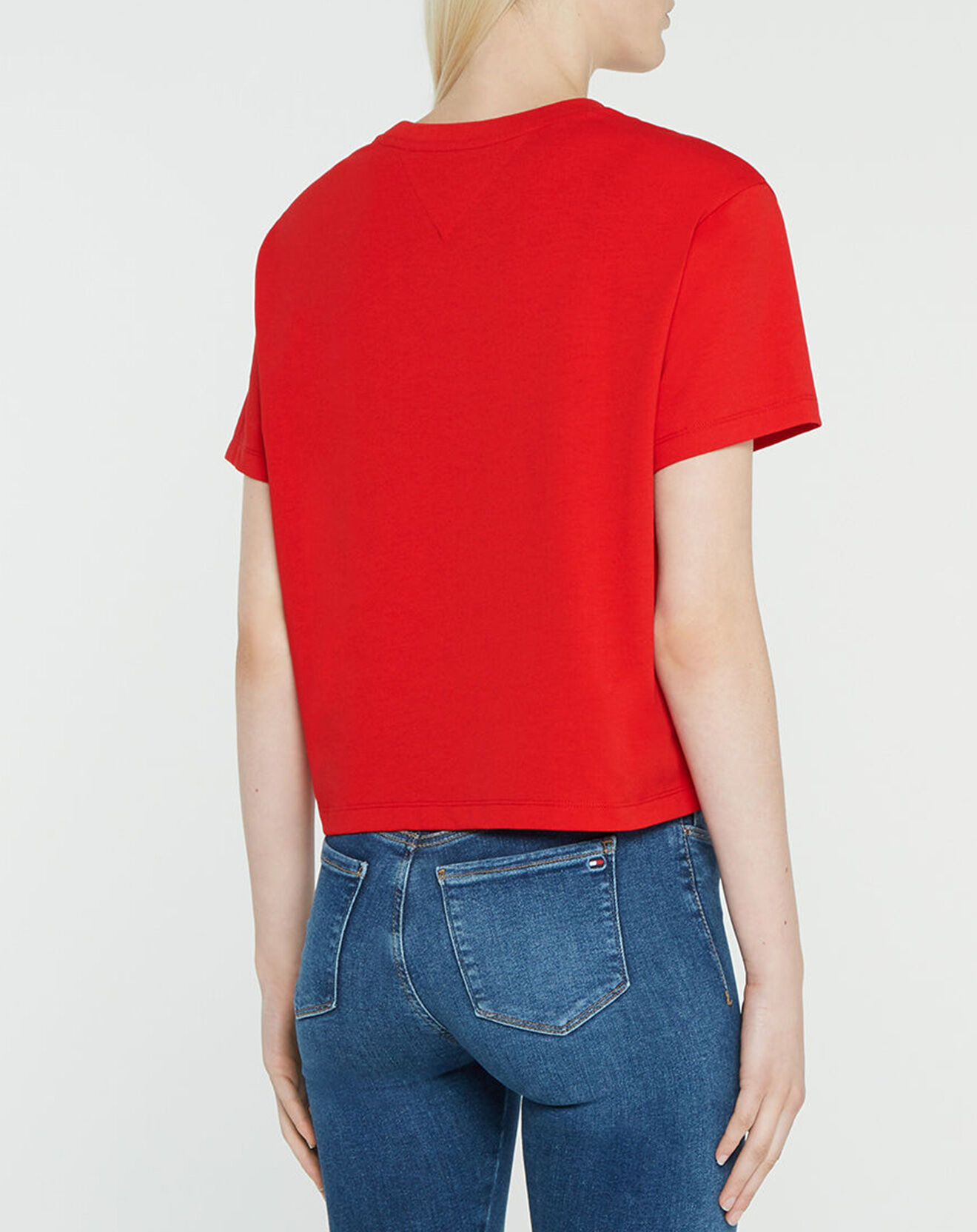 Tommy Jeans T-Shirt Badge rouge