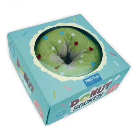 Trötsch Socken Donut, grün, 37 - 42