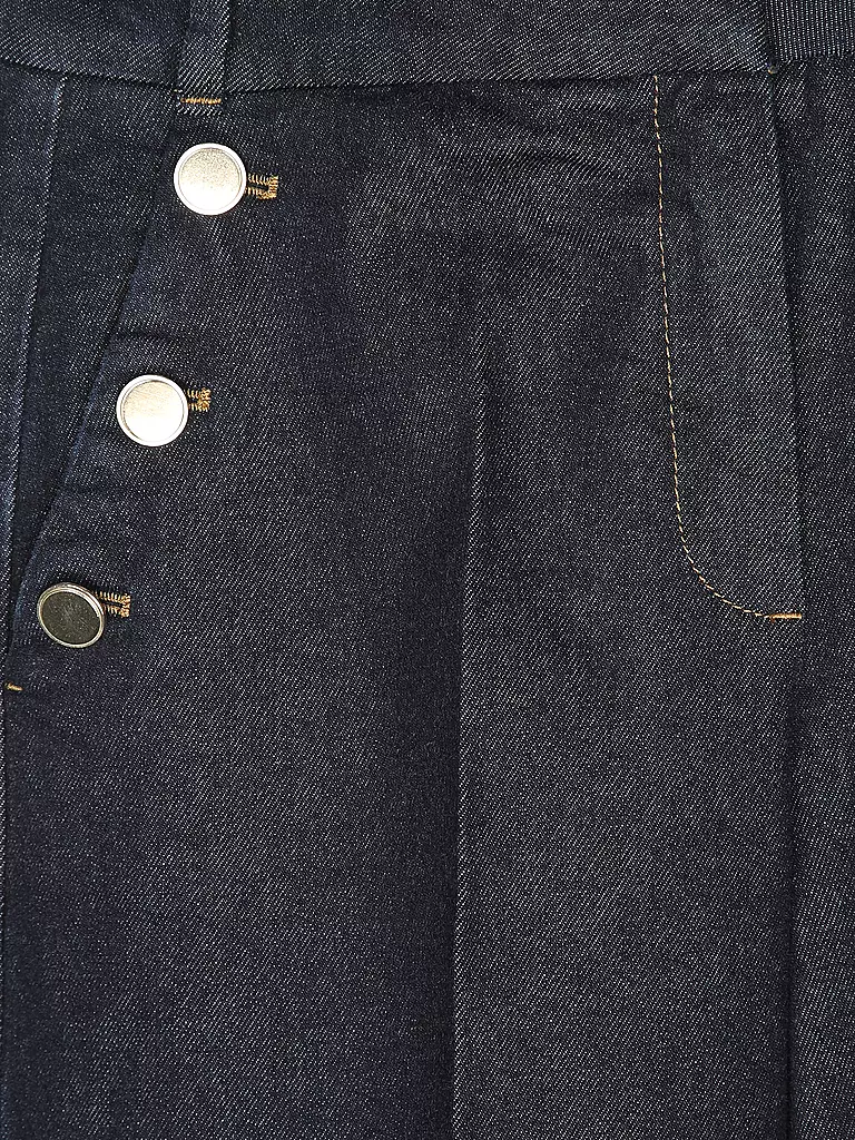 COMMA Jeans Wide Leg dunkelblau
