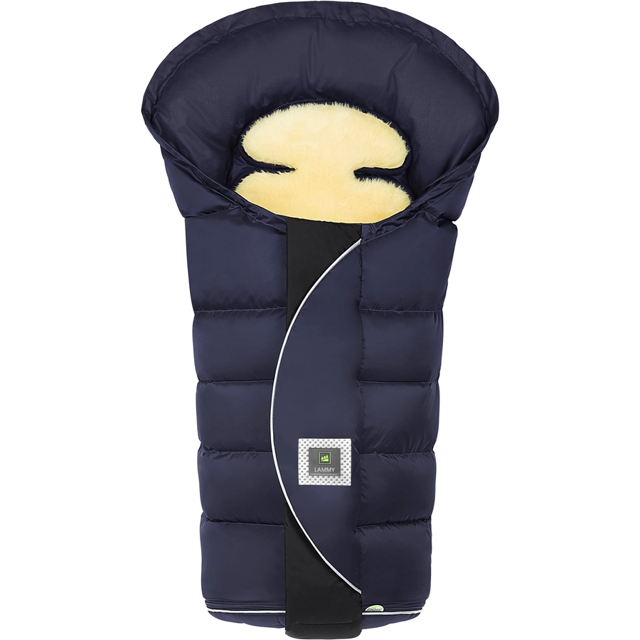 odenwälder Fußsack Lammy Lux classic marine